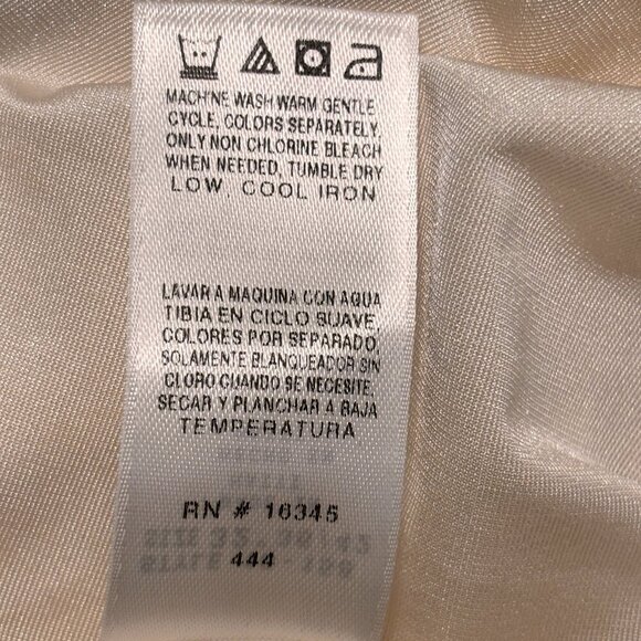 Vintage Vanity Fair Cream Silky Womens Maxi Slip Dress Size Small  Intimates - Picture 8 of 12